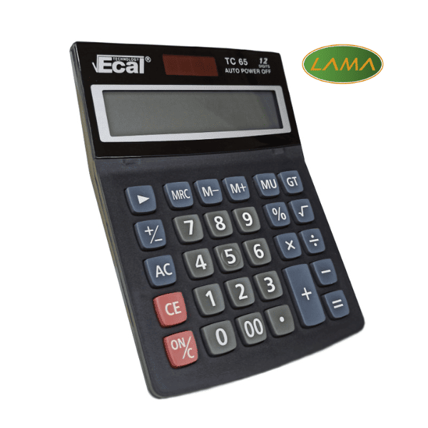 Calculadora de escritorio ECAL TC-65 12 dígitos
