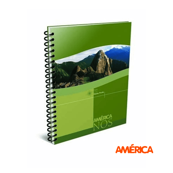 Cuaderno espiral 16x21 AMÉRICA Nos 80h Cuadros