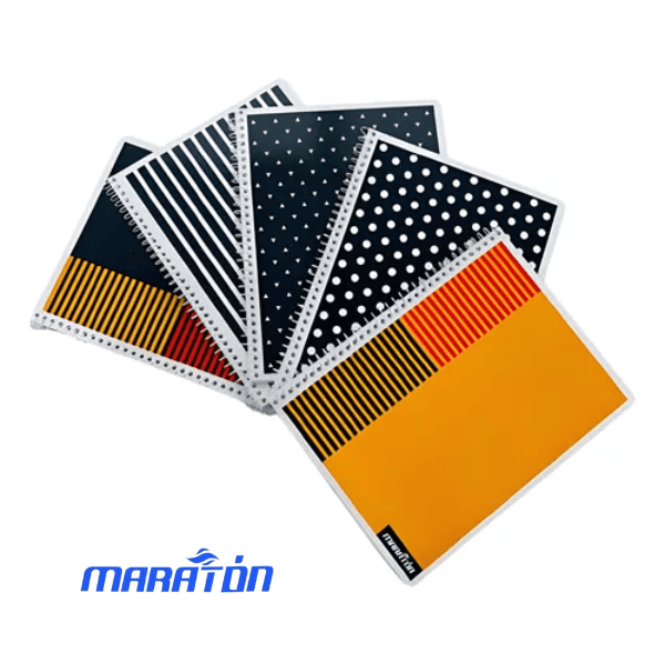 Cuaderno espiral 16x21 MARATÓN 80h Cuadros