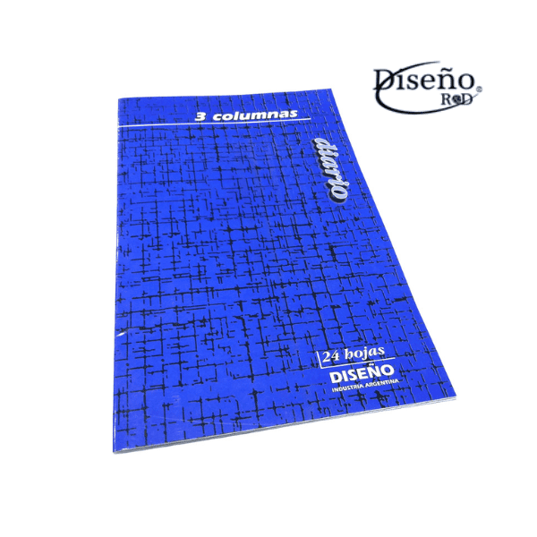 Libro diario DIEÑO 3 columnas