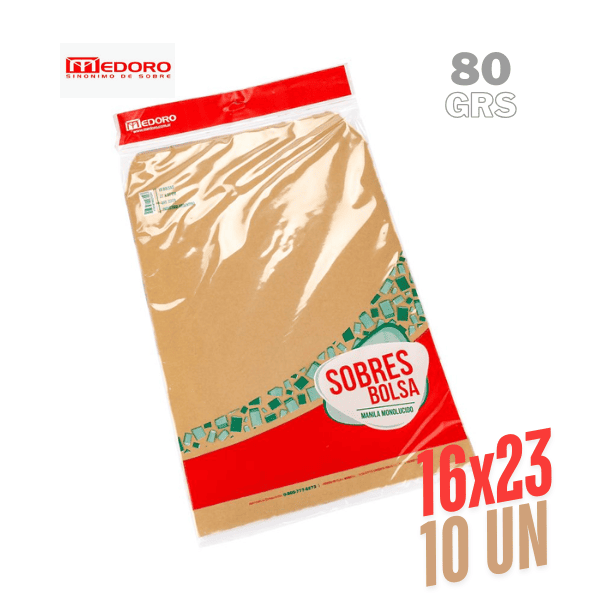 Sobre bolsa Manila 16 x 23 MEDORO 2724 – 10 Un
