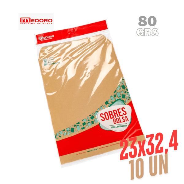 Sobre bolsa Manila 23 x 32 MEDORO 2732 – 10 Un