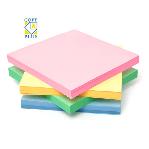 Taco de papel COPY Plus 9cm x 9cm - 300 hojas 4 colores