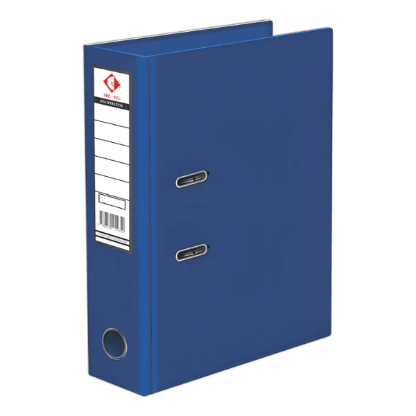Bibliorato A4 forrado Pvc THE-PEL Azul lomo 75mm