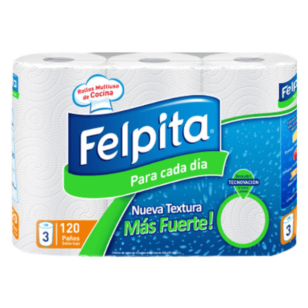 Rollos de cocina FELPITA Para cada día - 3 Un x 40 paños