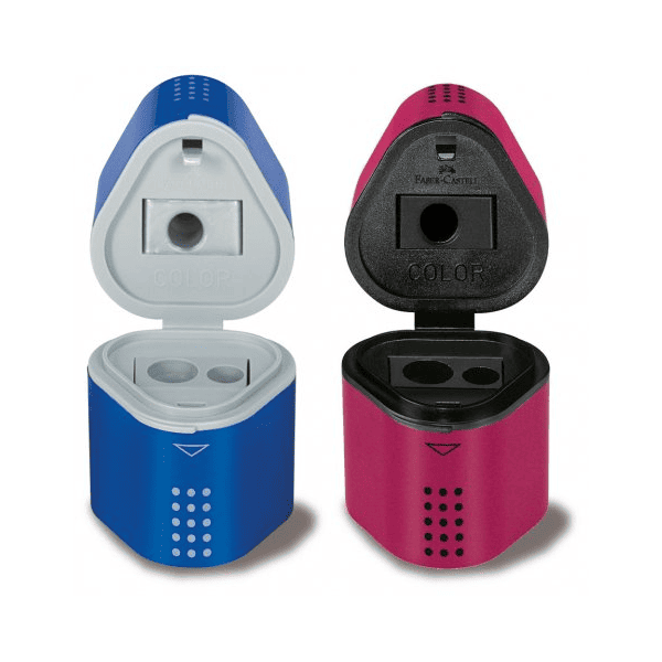 Sacapuntas plástico FABER-CASTELL Grip 2001