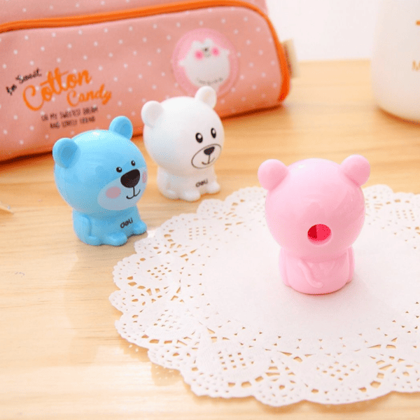 Sacapuntas plástico DELI Osito