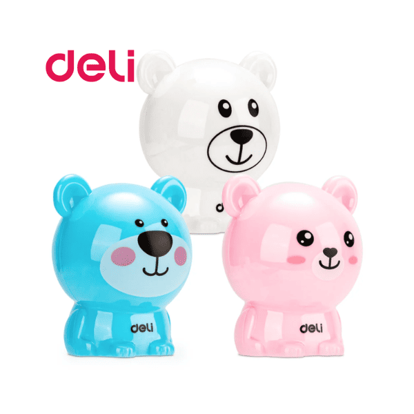 Sacapuntas plástico DELI Osito