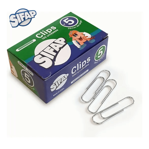 Clips Nº5 SIFAP Acero 100 Un