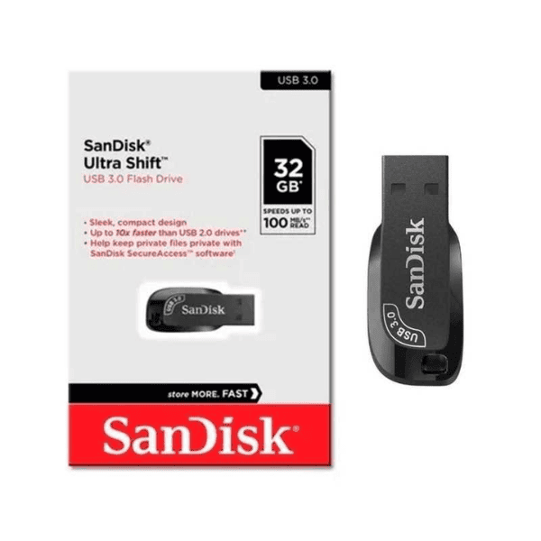 Pen Drive SANDISK Ultra Shift 32GB USB 3.2