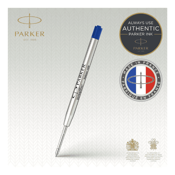 Repuesto PARKET Quink Flow Francia Repuesto PARKER QuinkFlow 0.8mm Azul