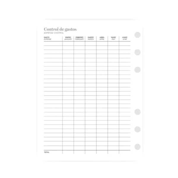 Repuesto agenda IMAGINER N8 Diaria Gastos Repuesto agenda IMAGINER Diaria Nº8 University