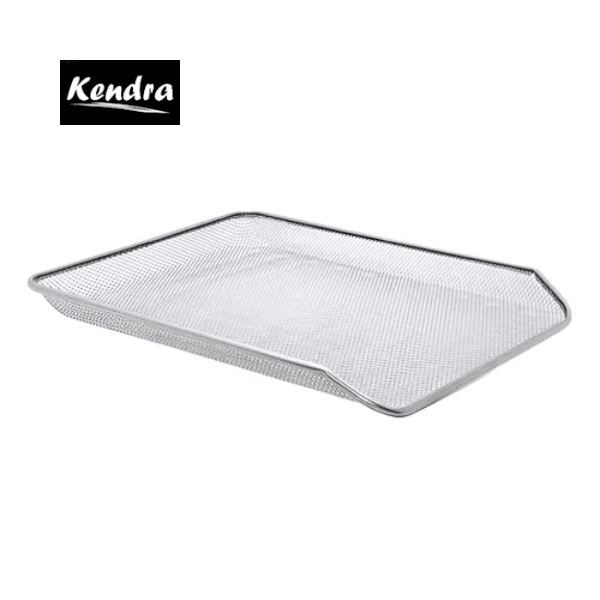 Bandeja A4 KENDRA metal enrejada 1 piso - Gris