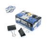 Aprietapapel Doble Clip SIFAP Nro 5 Negro - 12un