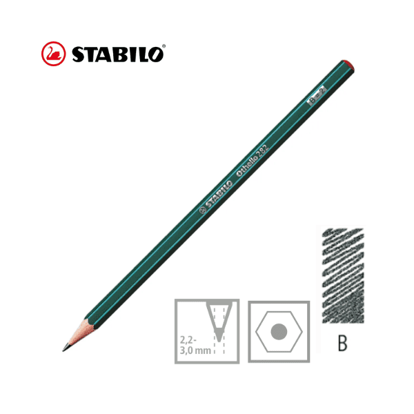 Lápiz grafito STABILO Othello 282 B