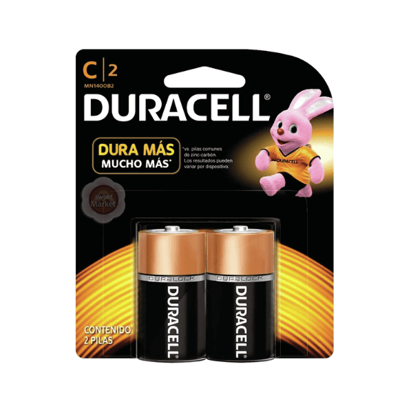 Pilas alcalinas C2 DURACELL Blíster 2 Un